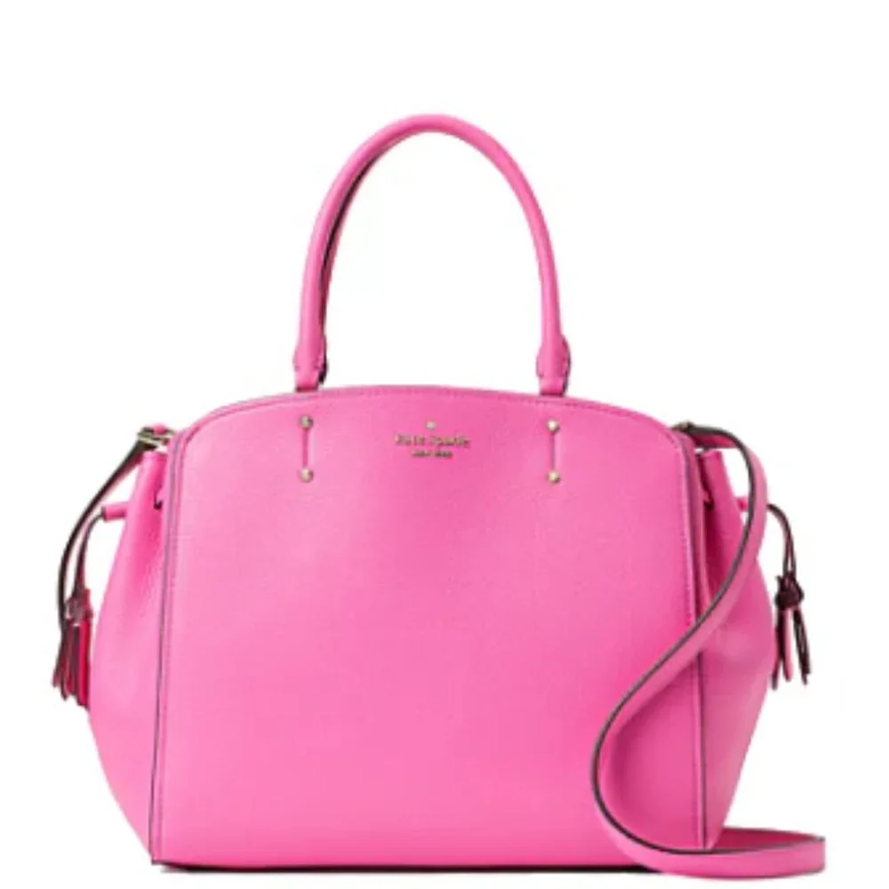 Euc Kate Spade NY Tegan Bright Pink Leather Shoulder Bag